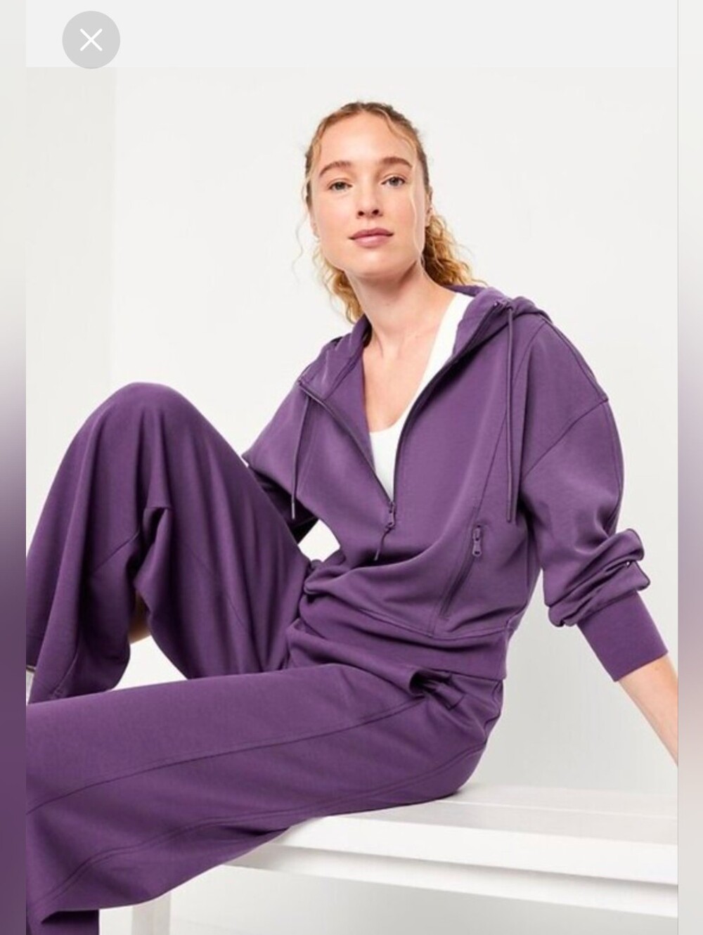 Old Navy Dynamic Fleece Wide Leg Pants Set